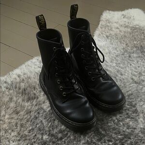 Dr. Martens Classic Black Leather Boots
